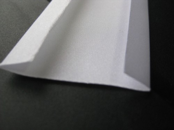 216 Satinschrägband 4 cm breit weiß